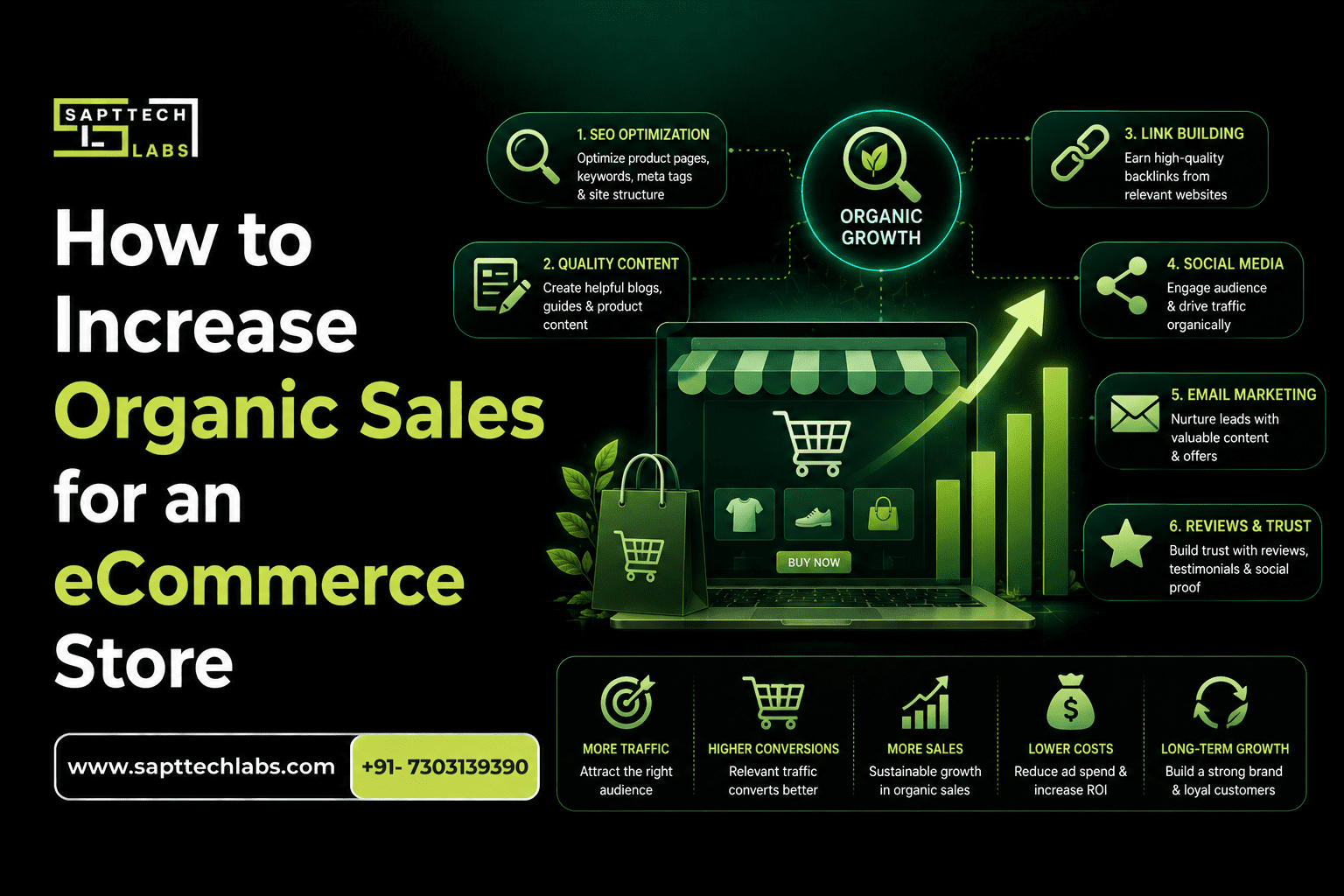 How to Increase Organic Sales for an eCommerce Store