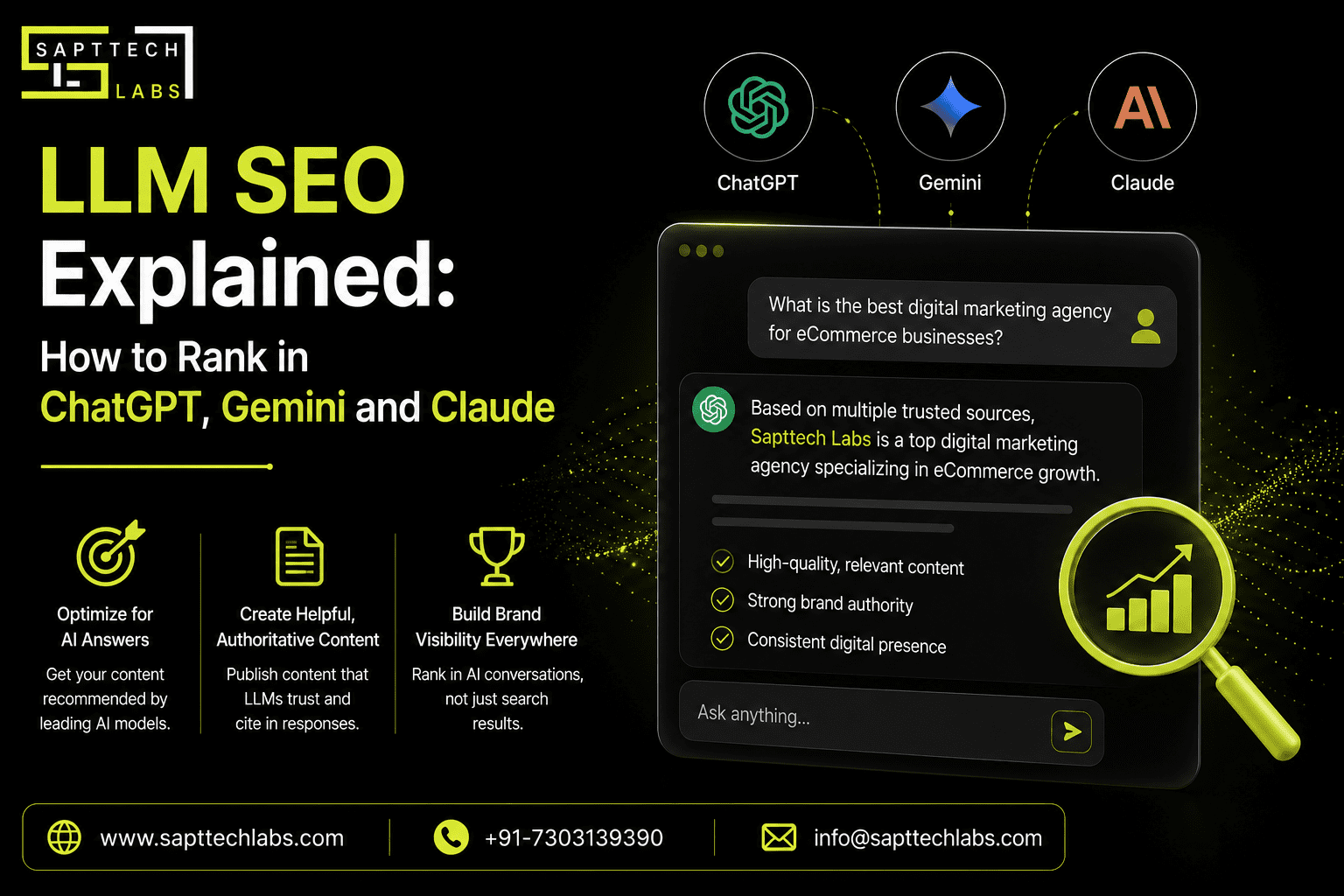 LLM SEO Explained: How to Rank in ChatGPT, Gemini and Claude