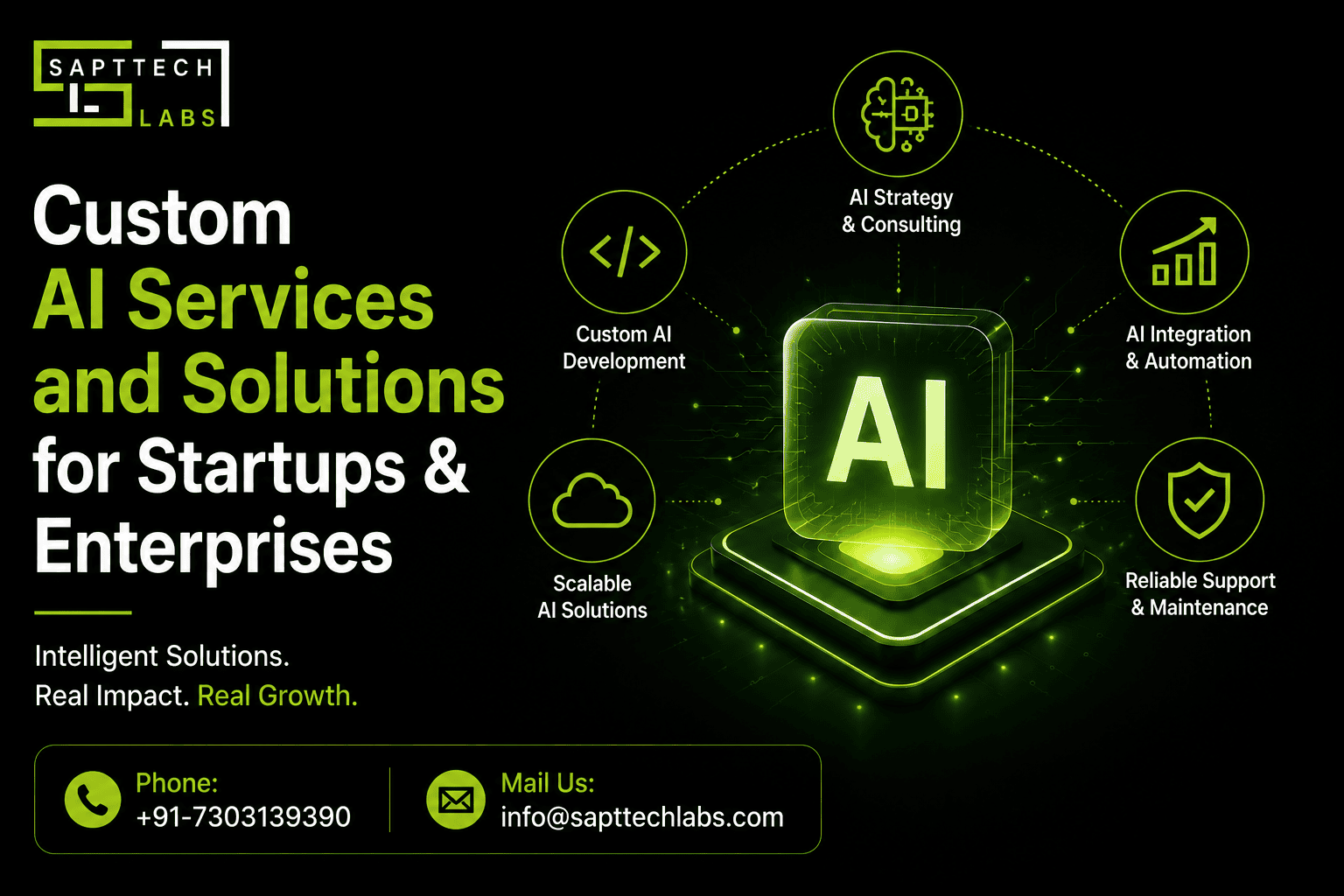 Custom AI Services and Solutions for Startups & Enterprises