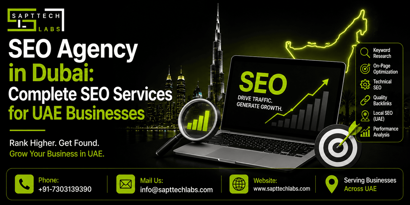 SEO Agency in Dubai: Complete SEO Services for UAE Businesses