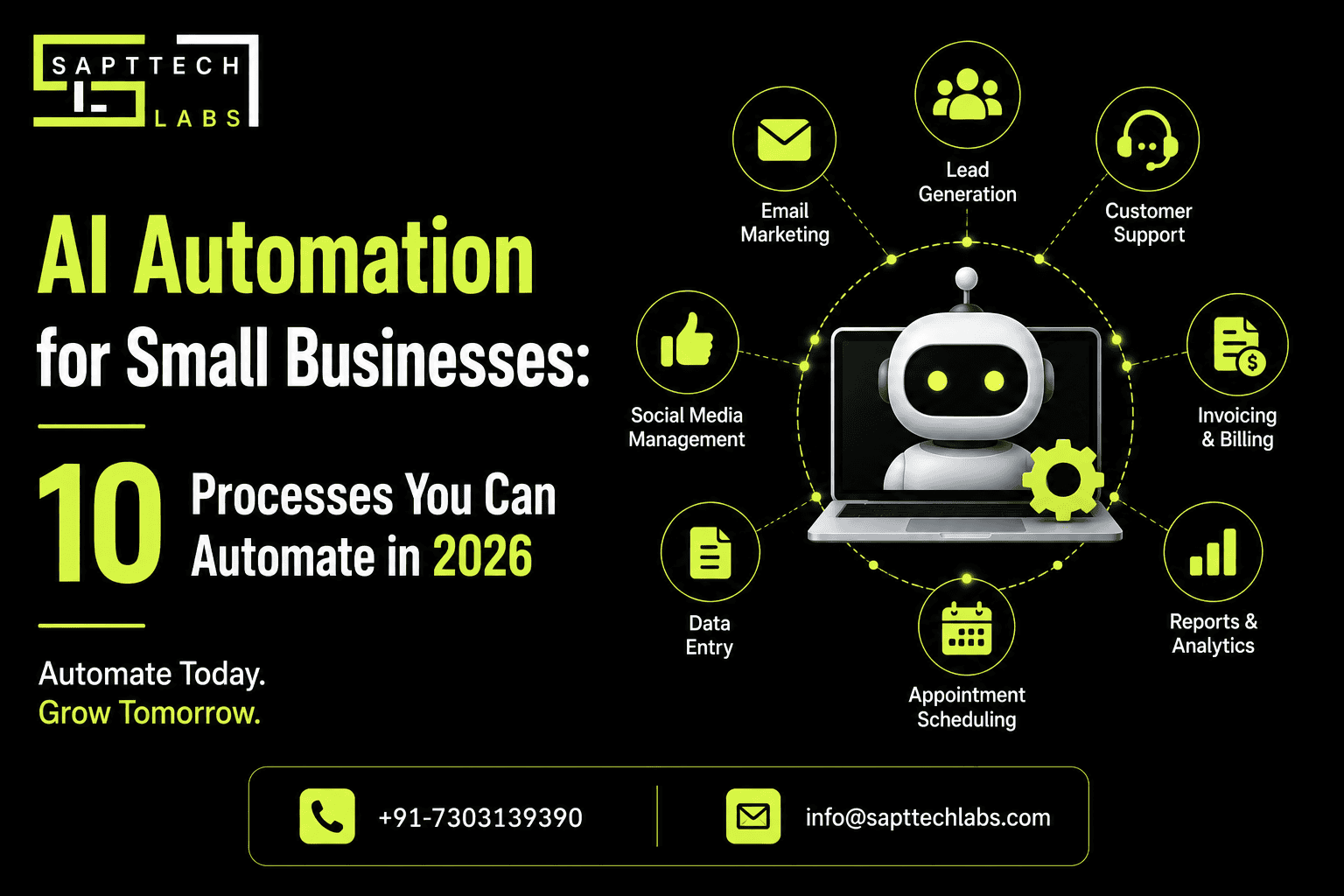AI Automation for Small Businesses: 10 Processes You Can Automate in 2026