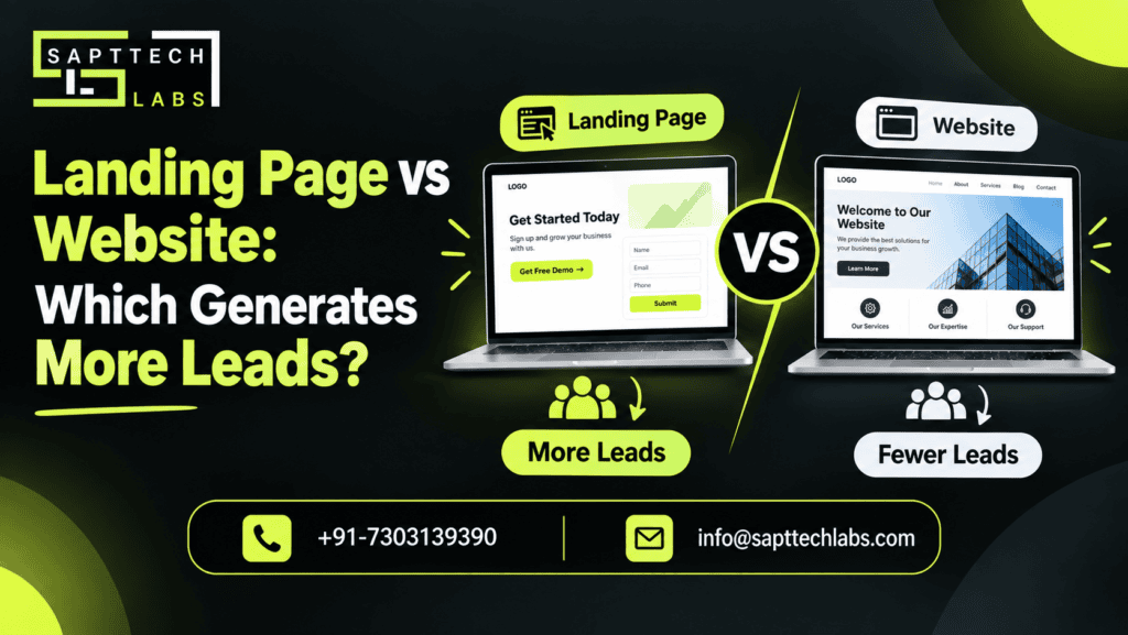 Landing Page vs Website