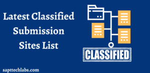Classified Submission | Sapttechlabs